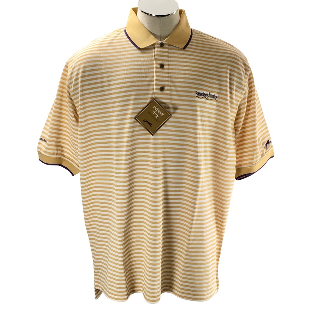 Slazenger Golf Polo Shirt Striped XL NWT